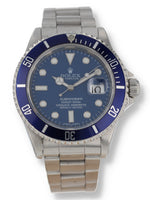 37938: Rolex Submariner, Custom Blue, Ref. 16610, Circa 1995