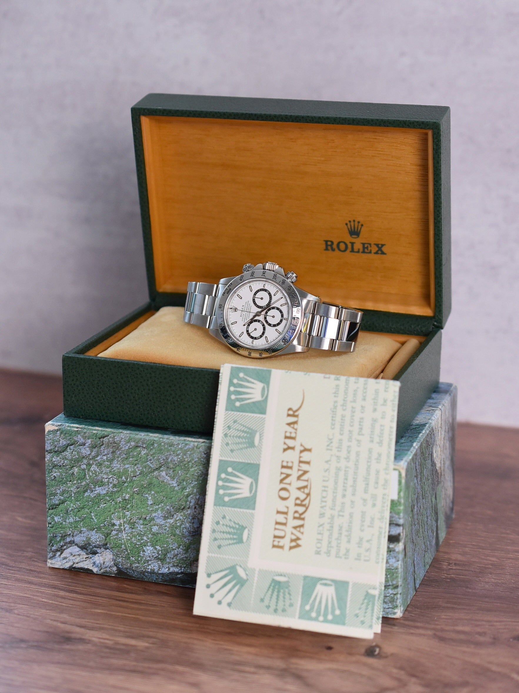 37965: Rolex Daytona, Ref. 16520, Circa 1997 with Box and Papers