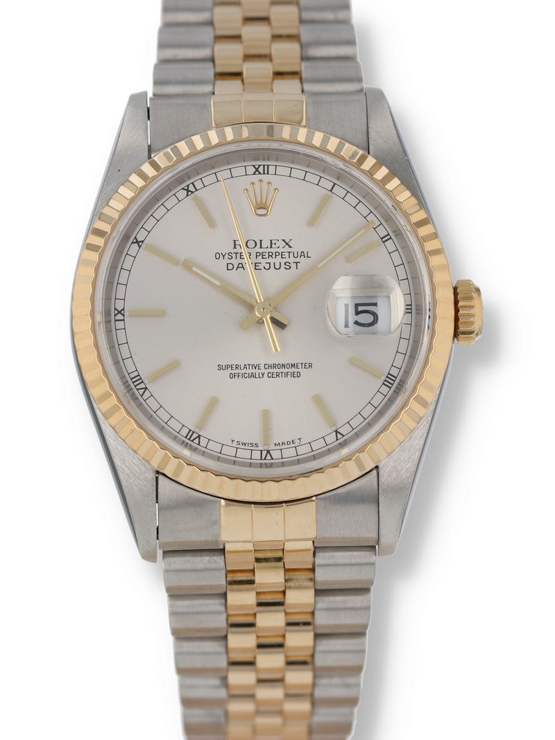 Gum strimmel blande 37975: Rolex Datejust 36, Ref. 16233, Circa 1996 – Paul Duggan Fine Watches