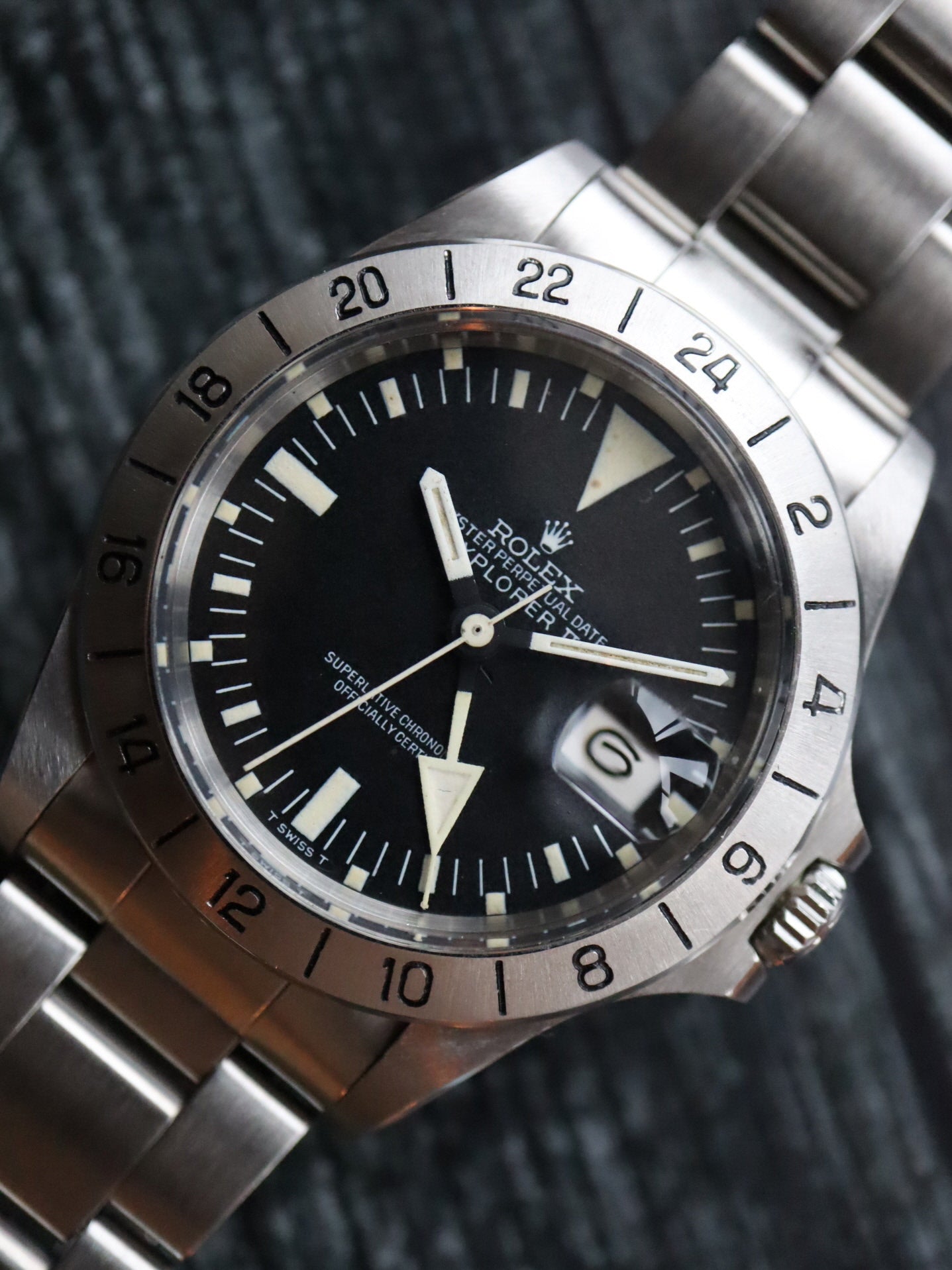 37989: Rolex Vintage 1973 Explorer II Albino Straight Hand