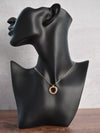 38057: Cartier 18k Rose Gold Trinity Diamond Necklace