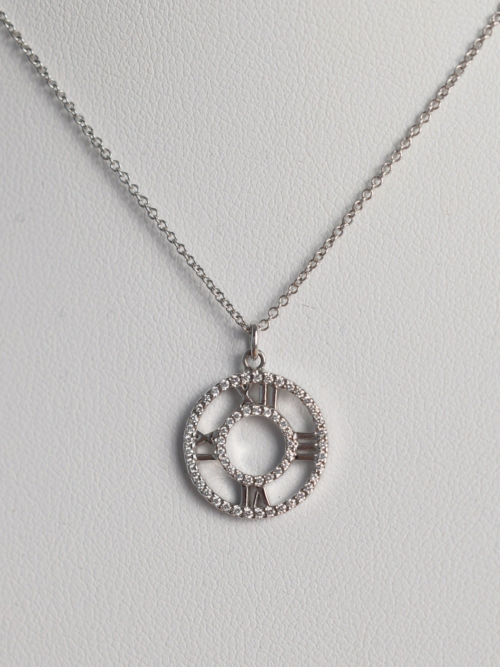 Tiffany & Co. Platinum 0.27ctw Diamond Bow Pendant Necklace – Raymond Lee  Jewelers