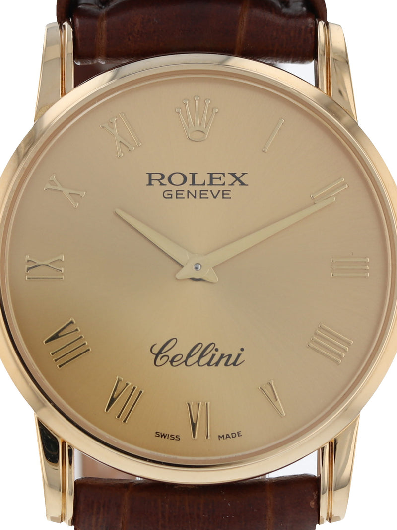 38085: Rolex 18k Yellow Gold Cellini, Manual, Ref. 5116