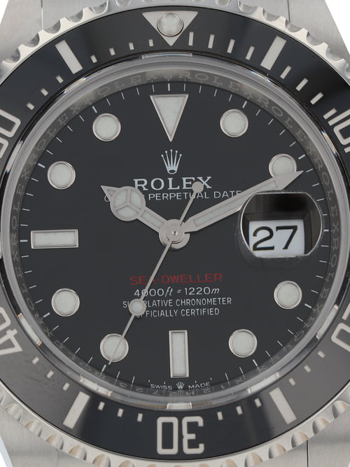 38096: Rolex Sea-Dweller 43mm, Ref. 126600, Unworn 2022 Full Set