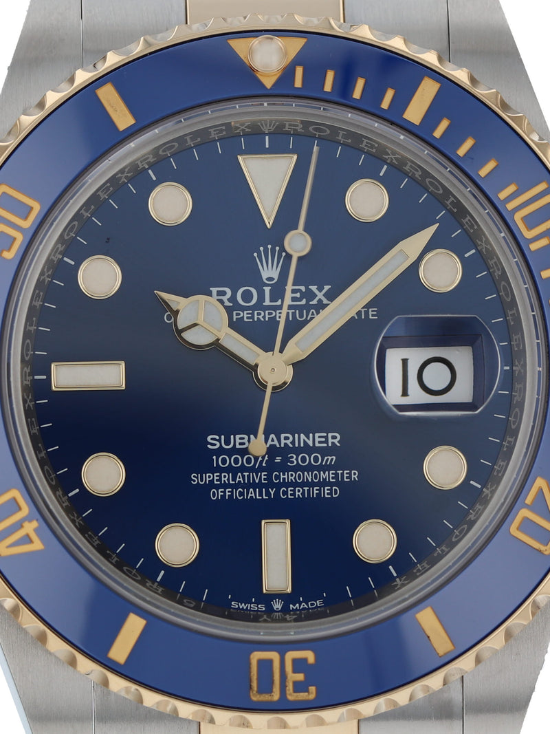 38121: Rolex Submariner 41, Ref. 126613LB, 2021 Full Set