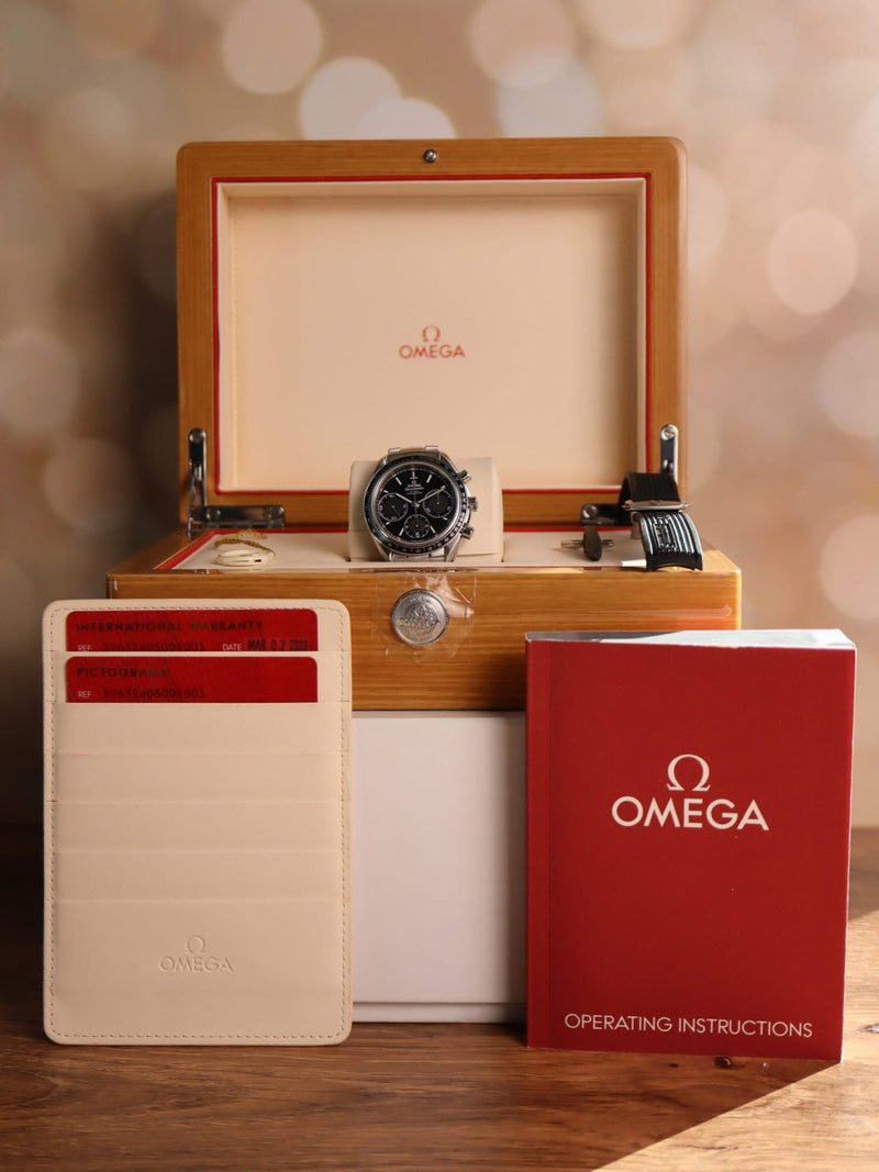 38132: Omega Speedmaster Racing Chronograph, Ref. 326.32.40.50.01.001, 2020 Full Set