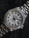 38135: Rolex Ladies Datejust, Ref. 69174, Custom Diamond Dial and Bezel, Circa 1986