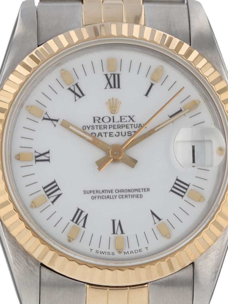 38176: Rolex Mid-Size Datejust, Ref. 68273, 1986 Box & Papers
