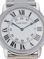 38177: Cartier Ronde Solo, Quartz, Size 36mm