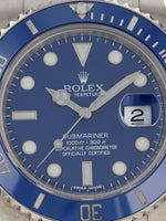 38183: Rolex 18k White Gold Submariner, Ref. 116619LB, 2011 Full Set