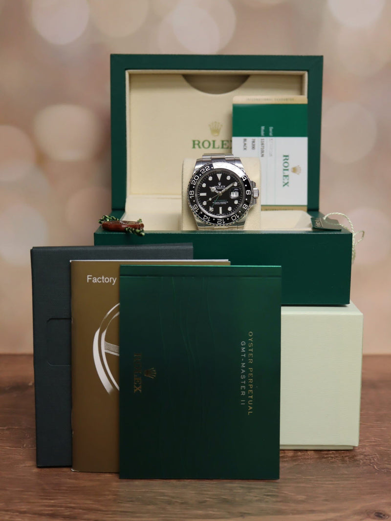 38193: Rolex GMT-Master II, Ref. 116710LN, 2015 Full Set