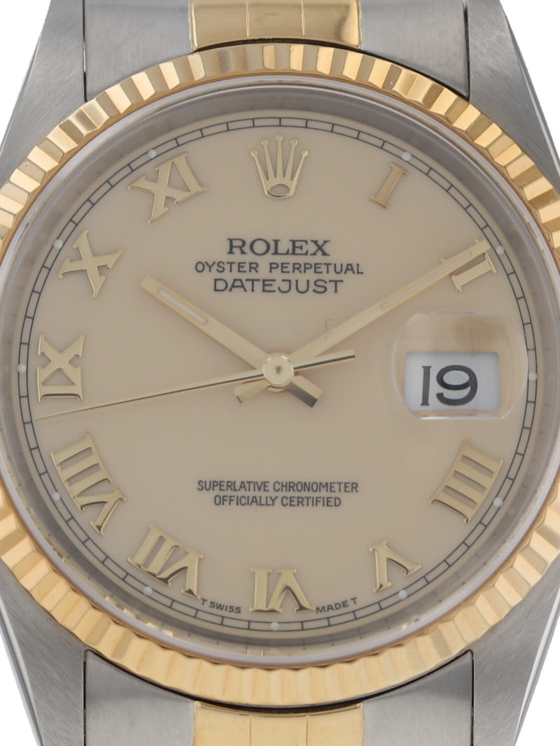 38223: Rolex Datejust 36, Ref. 16233, Circa 1991