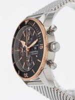 38238: Breitling Stainless Steel and 18k Red Gold SuperOcean Heritage 44, Ref. U13313121B1A1, 2019 Full Set