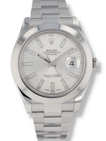 38248: Rolex Datejust II, Ref. 116300, 2017 Box and Papers