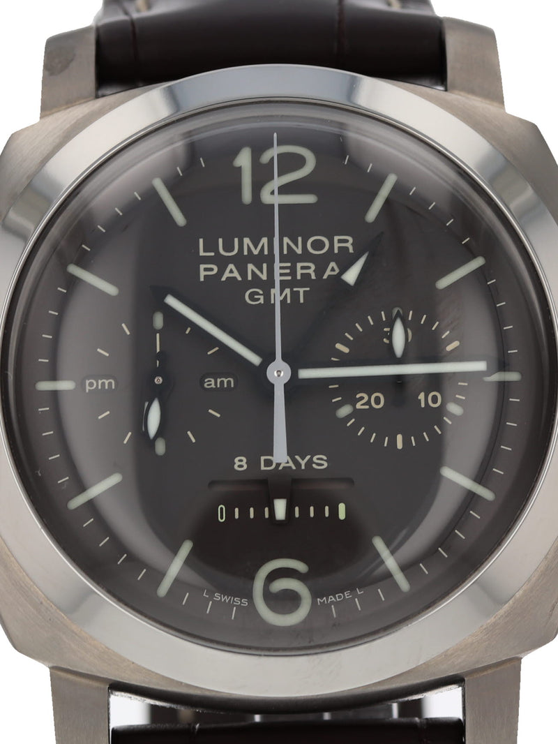 38272: Panerai Luminor GMT, Ref. PAM00311, Box and Card with Extended Warranty