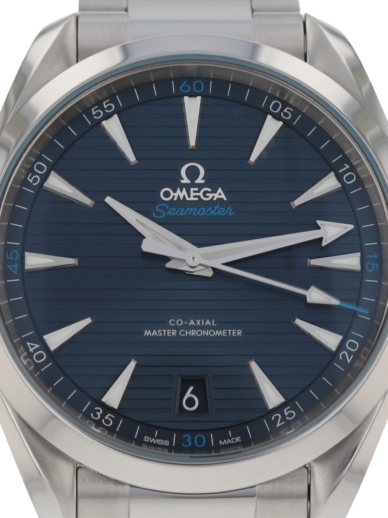 38309: Omega Seamaster Aqua Terra 150M, Ref. 220.10.41.21.03.001, Box and 2018 Card