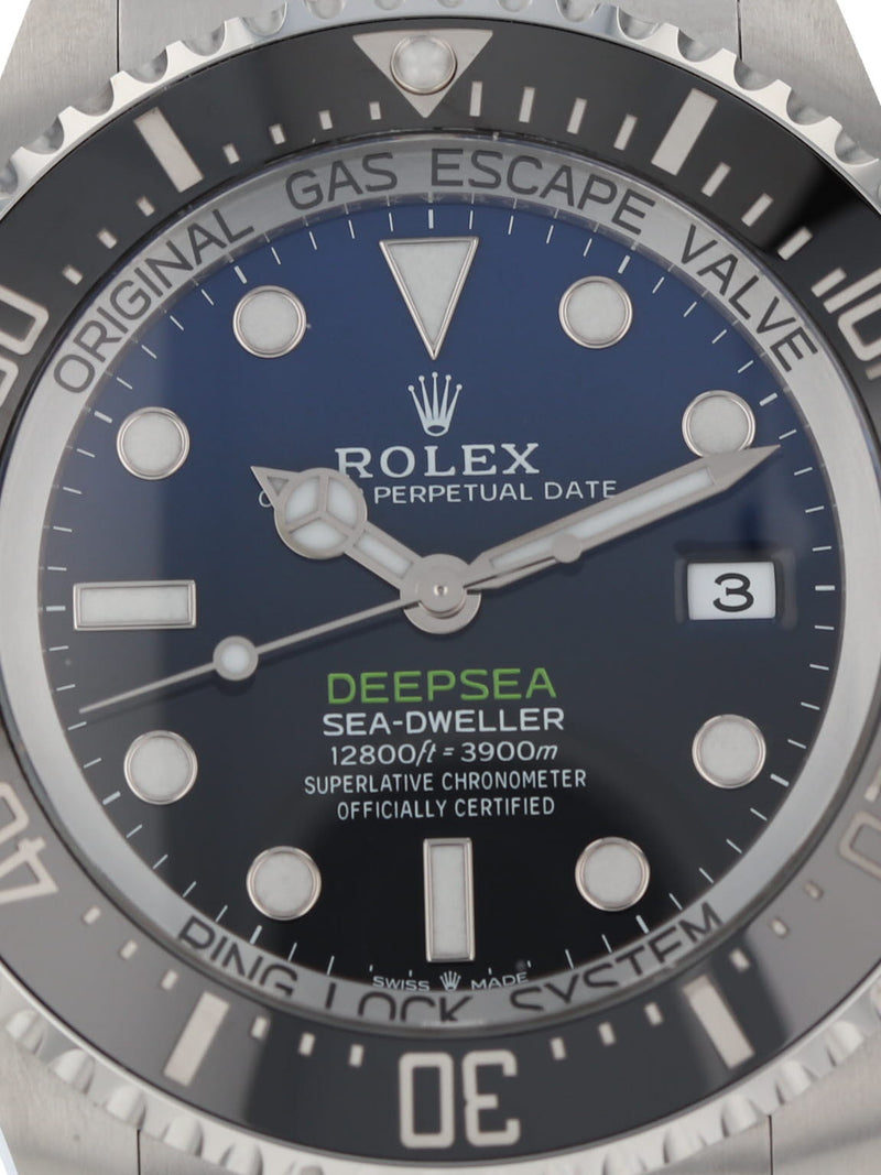38342: Rolex "James Cameron" DeepSea Sea-Dweller, 2022 Model 136660, Unworn Full Set