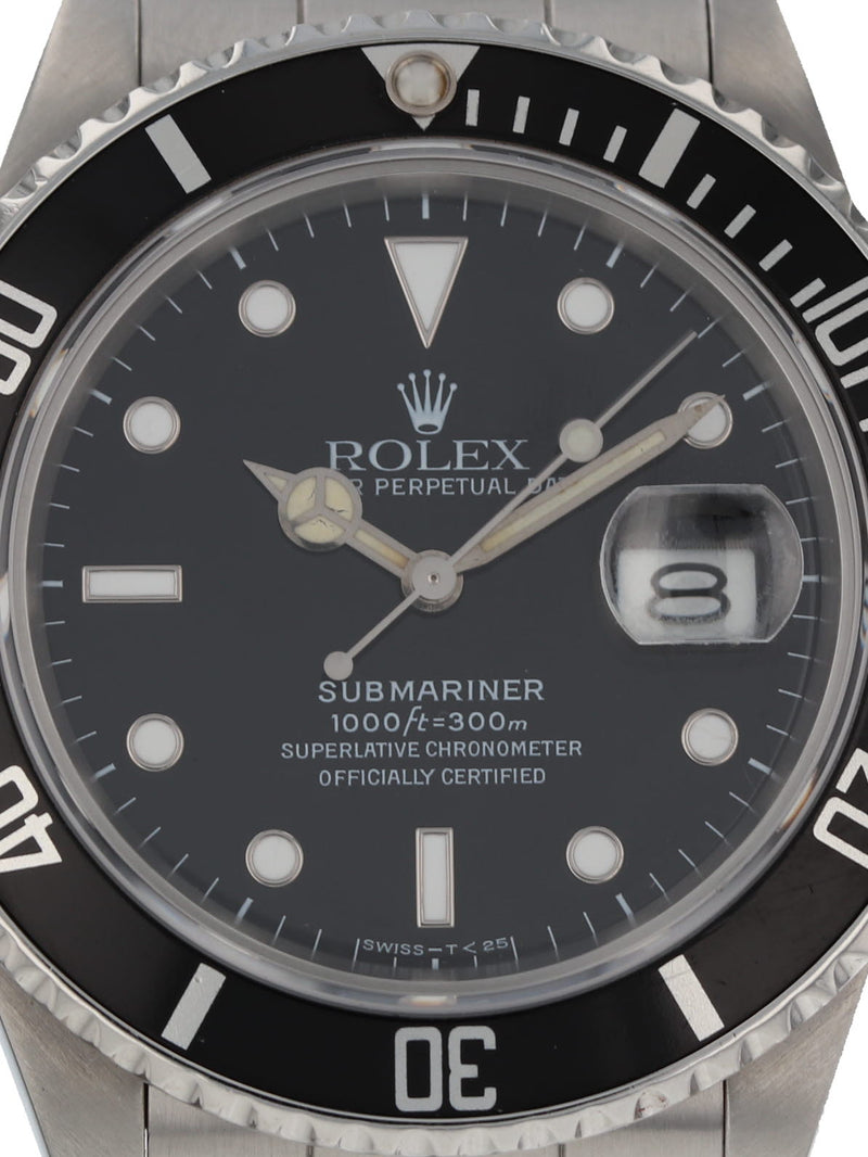 38374: Rolex "Transitional" Submariner, ref. 16800, Circa 1985