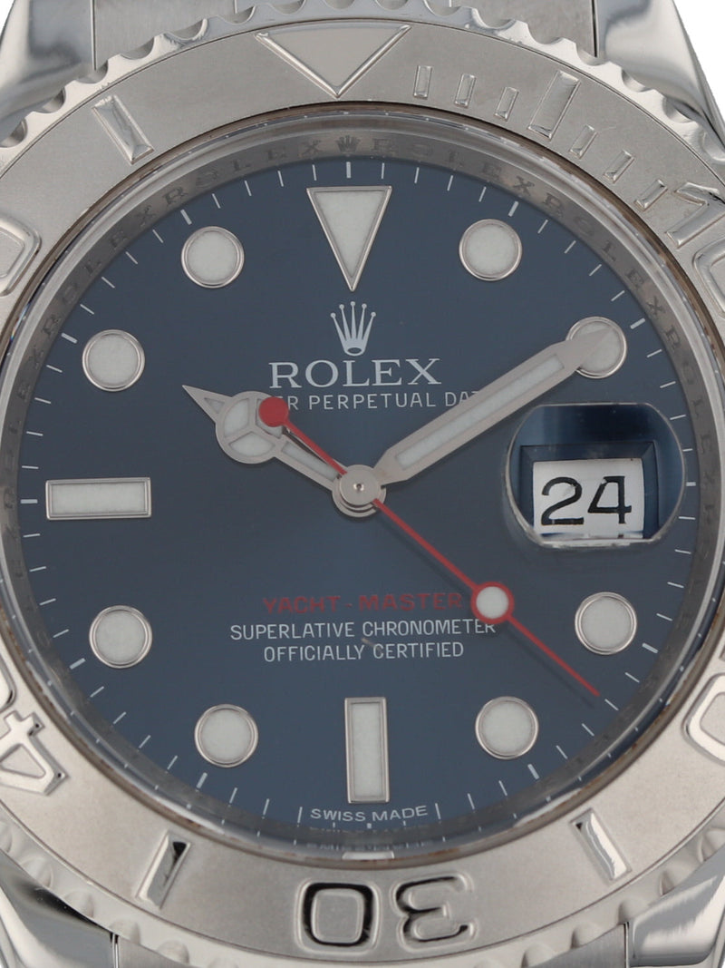 38383: Rolex Yacht-Master 40, Ref. 116622, Blue Dial