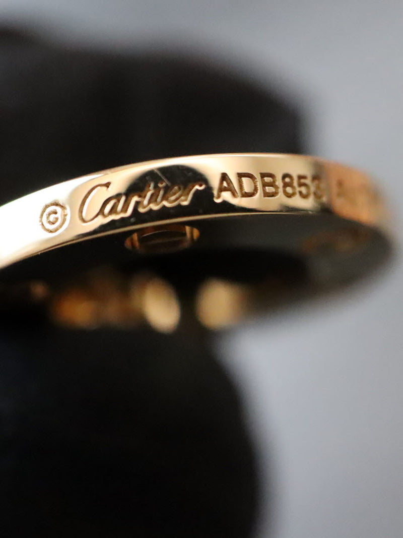 Cartier Love Diamond & 18k Yellow Gold Double Chain Necklace Cartier | The  Luxury Closet