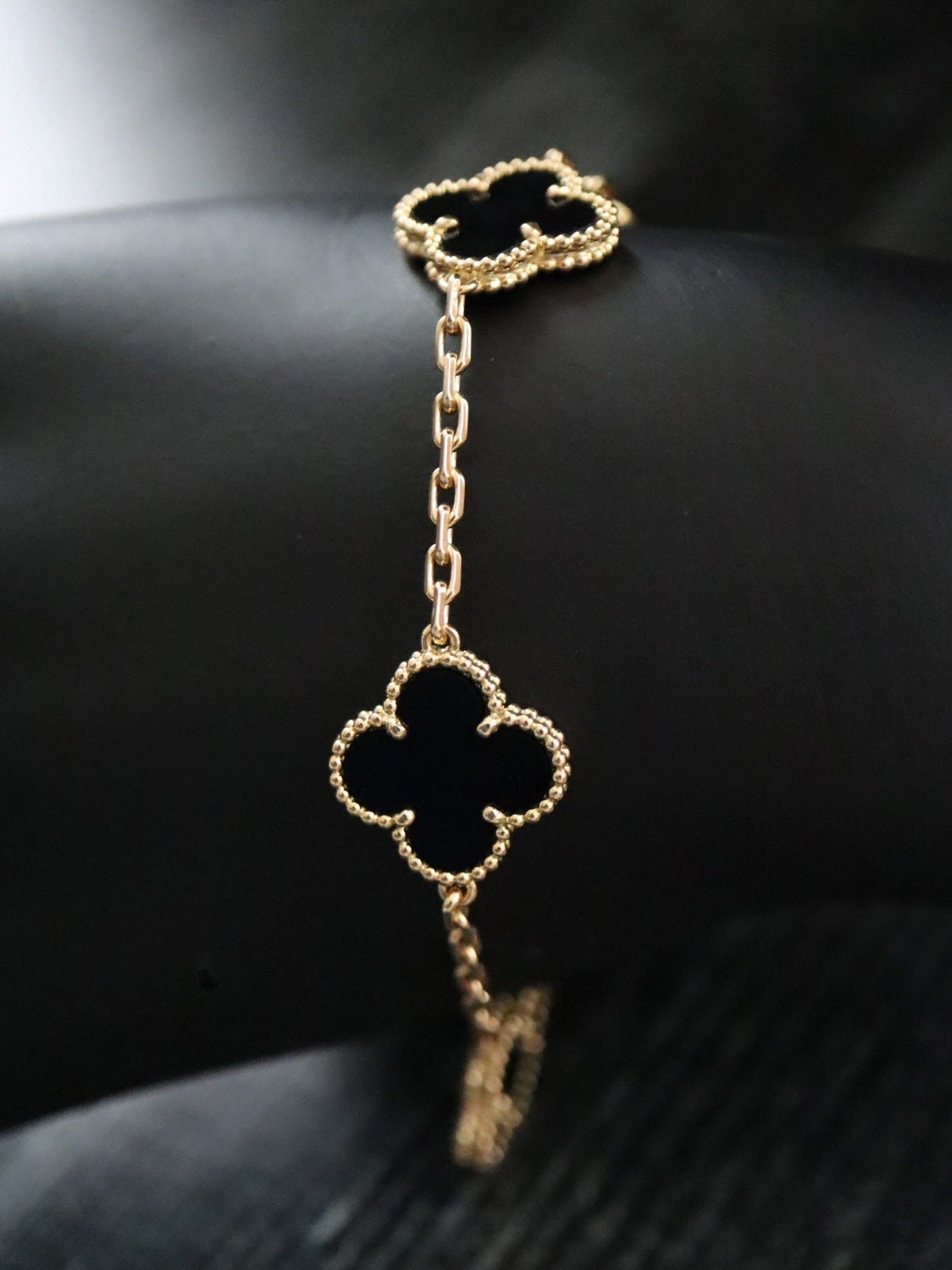 Van Cleef & Arpels Rose Gold Perlée Couleurs Small Bracelet VCARP27400 |  Rich Diamonds