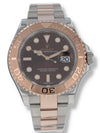 38395: Rolex Stainless Steel and Everose Gold Yacht-Master 40, Ref. 116621, Chocolate Dial