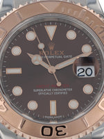 38395: Rolex Stainless Steel and Everose Gold Yacht-Master 40, Ref. 116621, Chocolate Dial