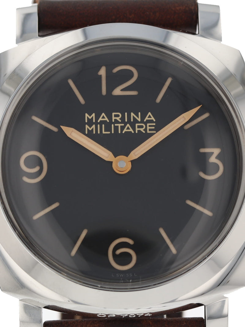 38408: Luminor 1950 Marina Militare 3 Days Acciaio, PAM00673, Full Set