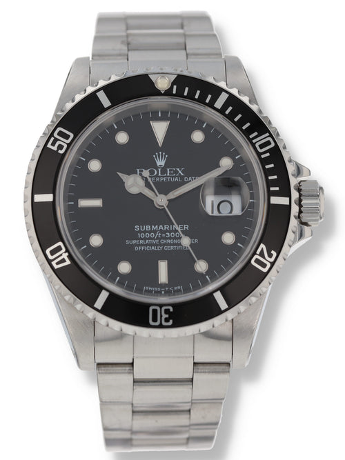 38411: Rolex Submariner, Ref. 16610, 1997 Box & Papers
