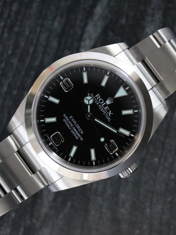 38456: Rolex Stainless Steel Explorer 39, Ref. 214270 – Paul