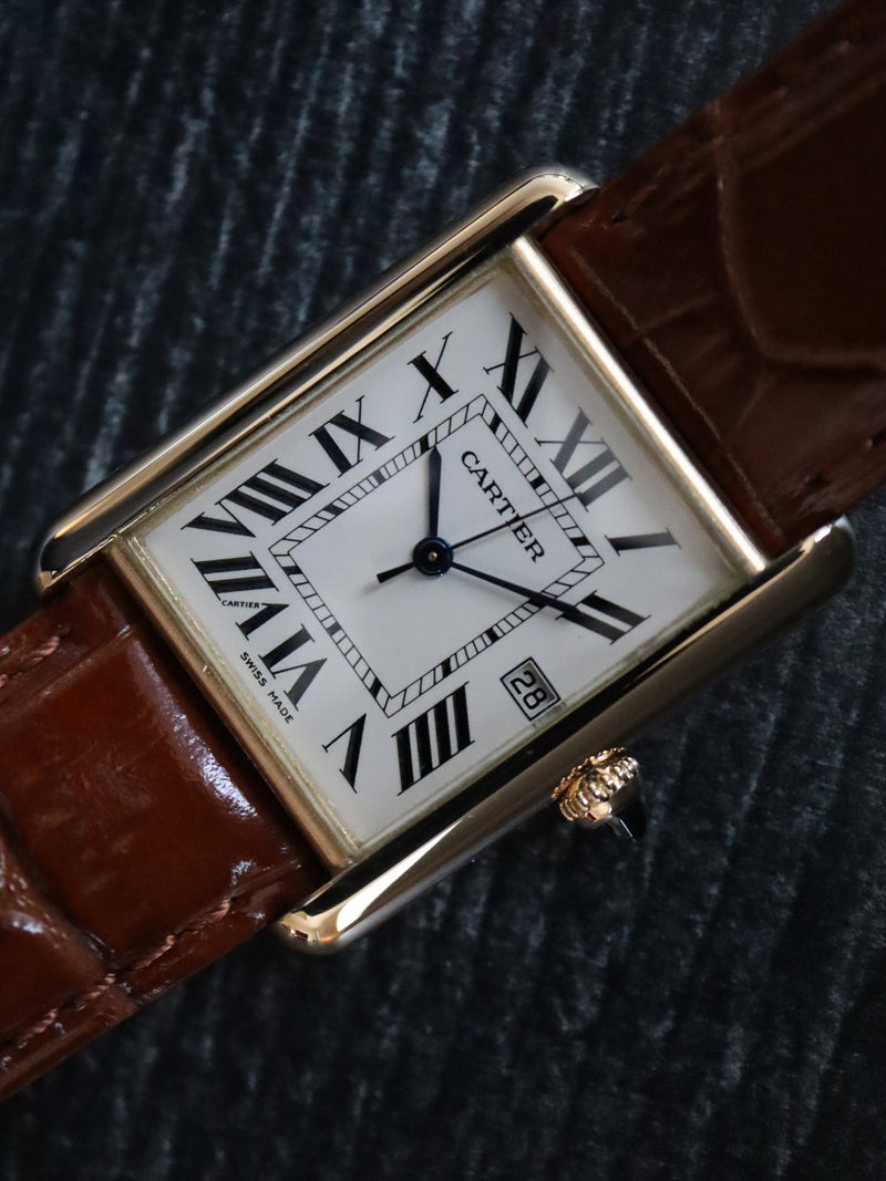 Cartier Tank Louis W1529756 Unisex Watch in 18kt Yellow Gold
