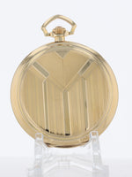 38459: Doxa 14k Yellow Gold Hunting Case Art Deco Pocketwatch, size 48mm, Circa 1930's