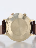 38460: LeCoultre 14k Yellow Gold Vintage Memovox, Automatic