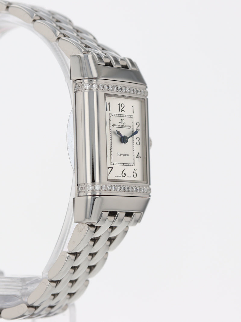 38479: Jaeger LeCoultre Reverso, Ref. 265.8.08, Box and Papers, Circa 2002