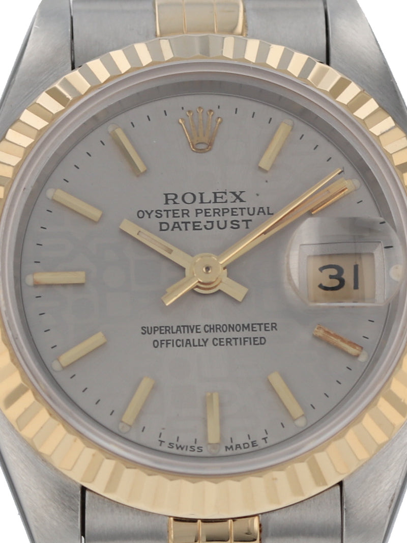 38555: Rolex Ladies Datejust, Ref. 69173, Box and Papers, Circa 1993
