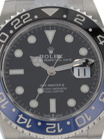 38593: Rolex GMT-Master II "Batman", Ref. 126710BLNR, 2022 Full Set, Like New