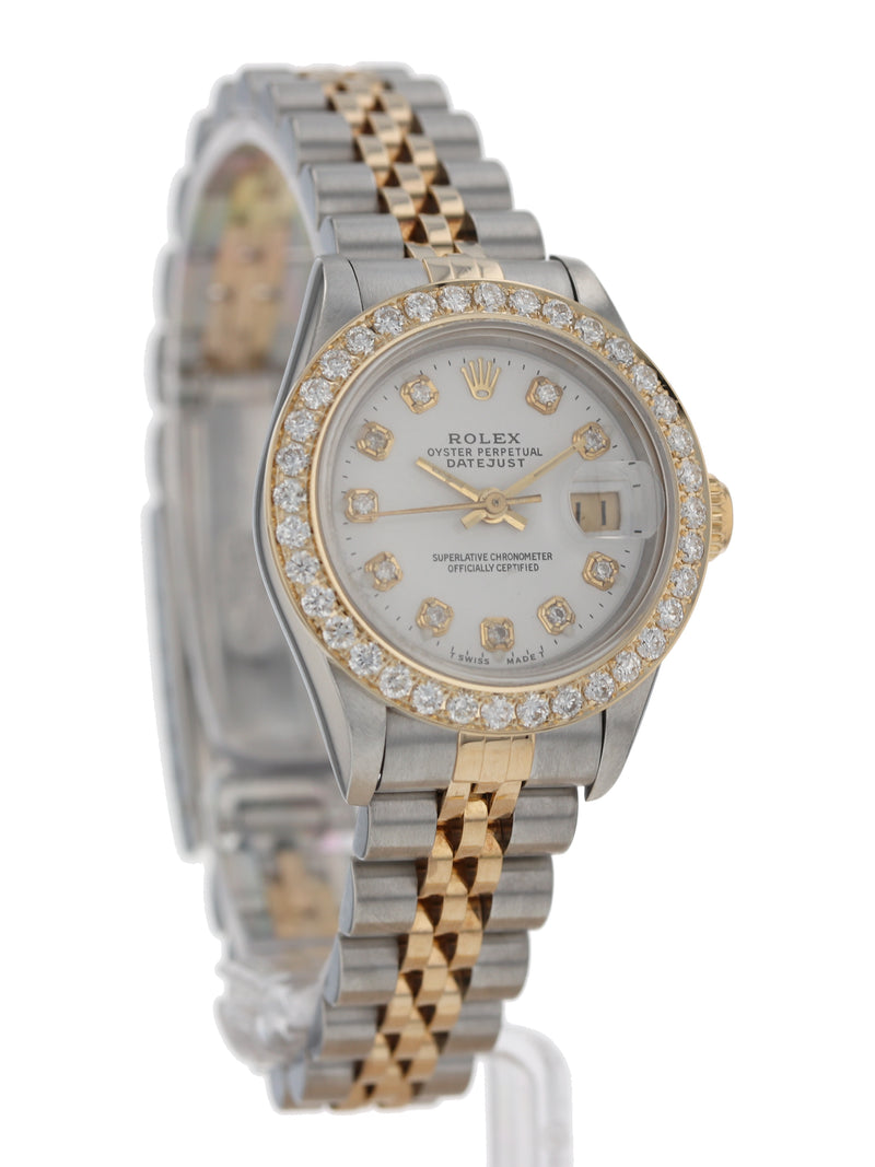 P50558: Rolex Ladies Datejust, Custom Bezel and Dial, Ref. 69173