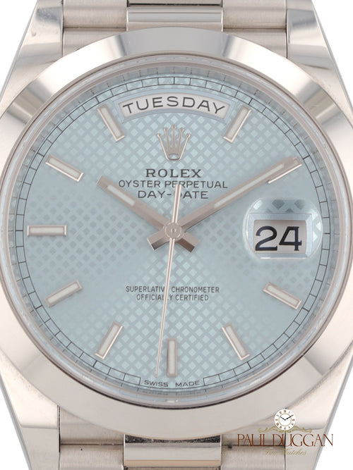 Rolex Platinum Day-Date 40 Ref. 228206