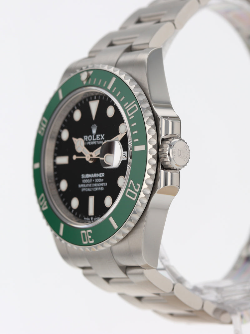Rolex Submariner Kermit 126610LV Date Oyster Steel Ceramic Bezel Watch 2022 Unworn