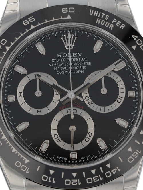 J36150: Rolex Stainless Steel Daytona, Ref. 116500LN, Unworn 2021 Full Set