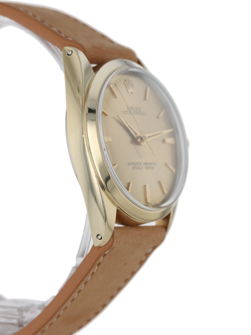 J36309: Rolex Vintage 1955 Steel and Gold Plated Oyster Perpetual, Ref. 1024