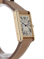 J37511: Cartier 18k Tank Louis, Ref. 2441, Box and Booklets