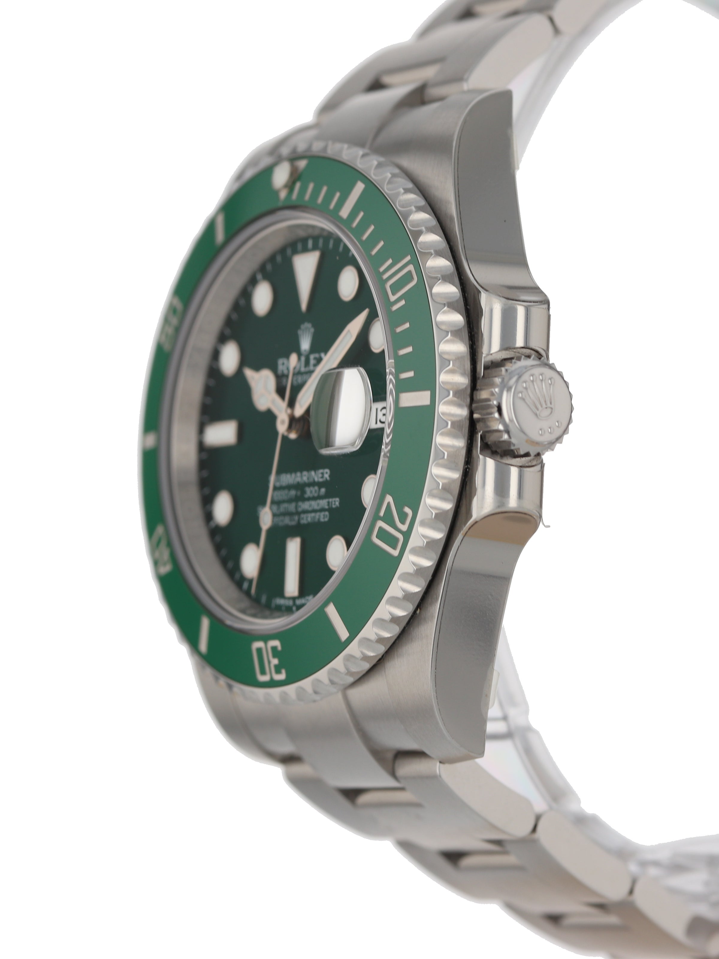 Buy Rolex Submariner Date Hulk 116610LV Stainless Steel by Twain Time Inc.