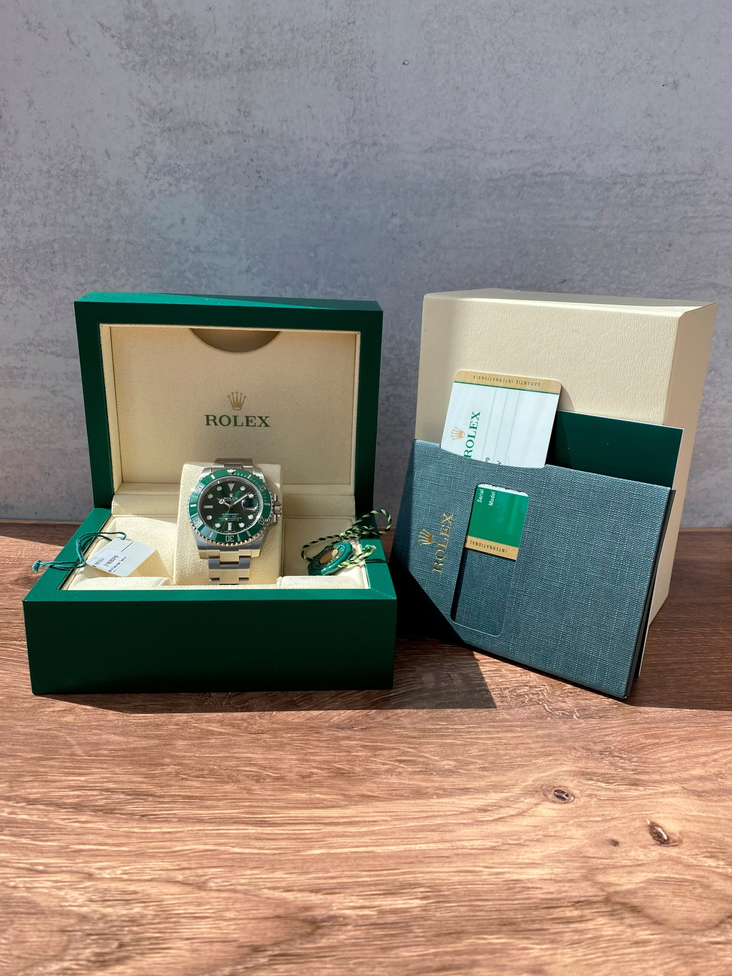 HQ Milton - 2014 Rolex Submariner Hulk 116610LV with Box and Papers,  Inventory #9751, For Sale