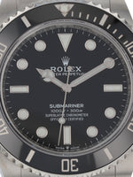 J38494: Rolex Submariner "No Date", Ref. 124060, Unworn 2023 Full Set
