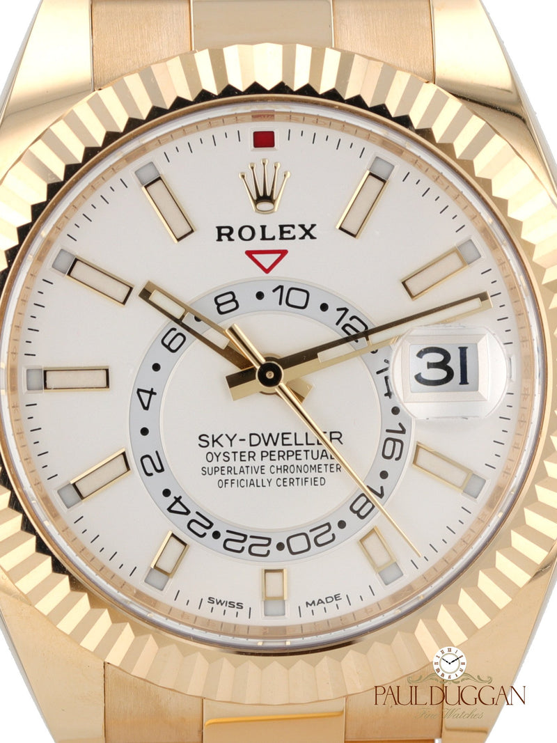 Rolex 18k Yellow Gold Sky-Dweller Ref. 326938