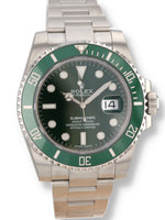 M35426: Rolex Submariner "Hulk" 2018 Unworn