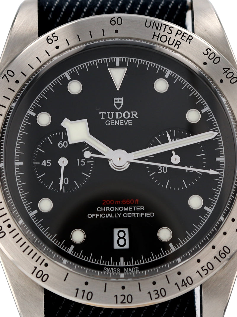 M35616: Tudor Heritage Black Bay Chronograph, Ref. M79350, 2018 Full Set
