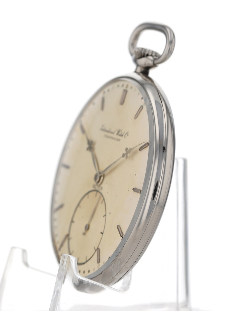 M35692: IWC Stainless Steel Pocketwatch