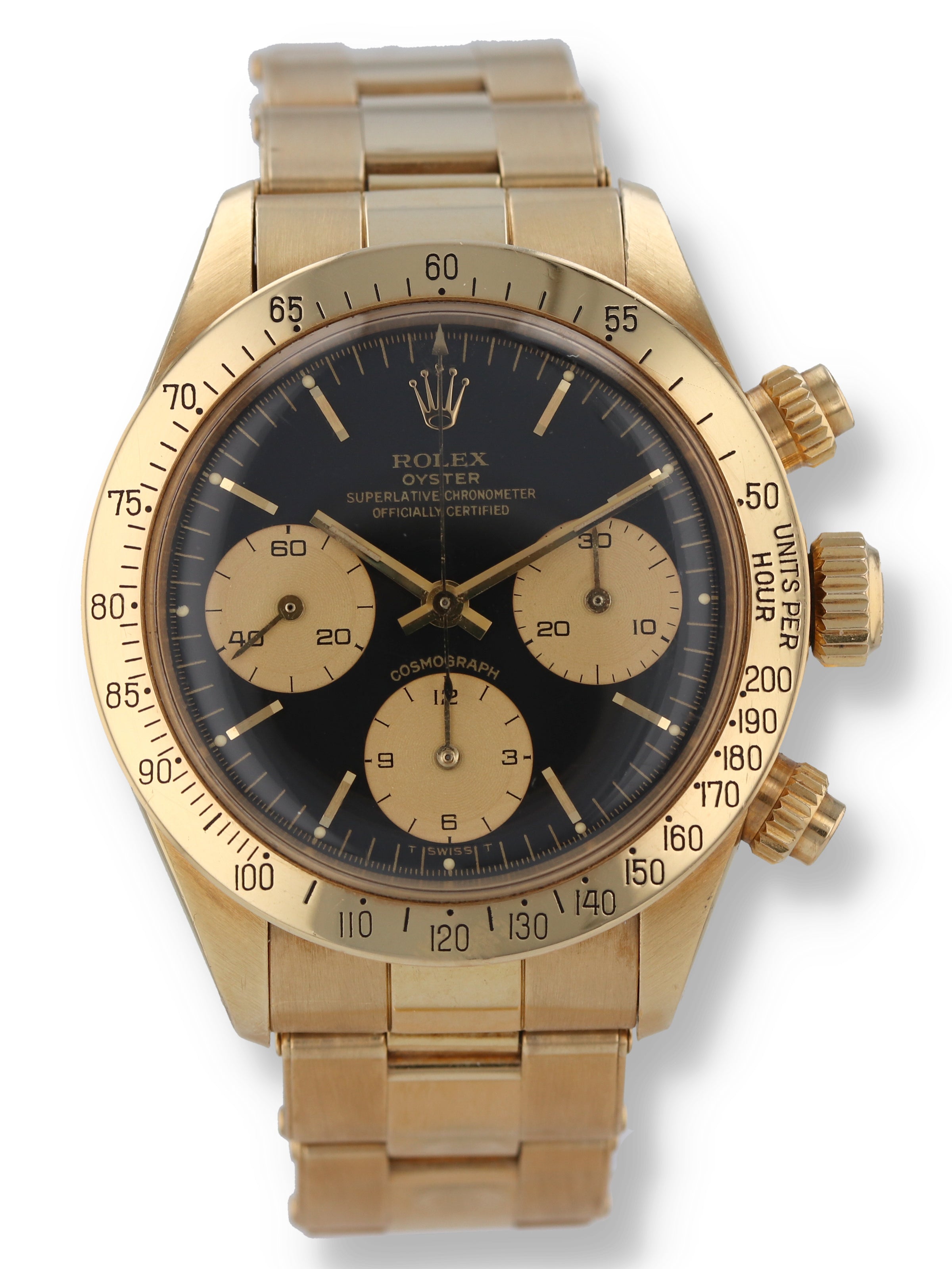 Rolex daytona 6265 gold Clearance